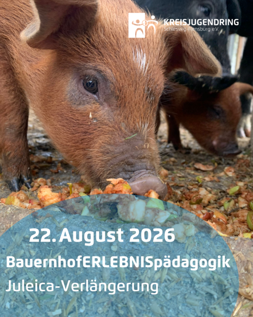 BauernhofERLEBNISpädagogik und JuLeiCa Verlängerung