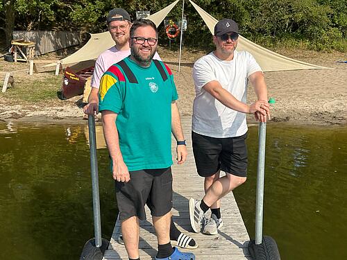 Zeltlager Besuch in Weseby
